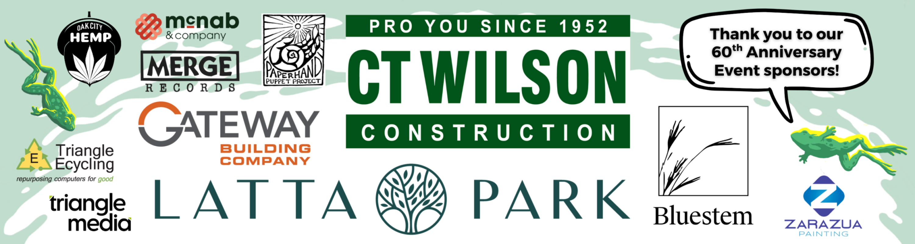 60th Anniversary Sponsors