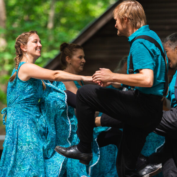 The Cane Creek Cloggers performing at the 2022 Festival for the Eno. Photo by McClane Brown.