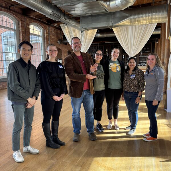 Eno River Association and GSK staff pose for a picture with the award at the November 19th awards ceremony.